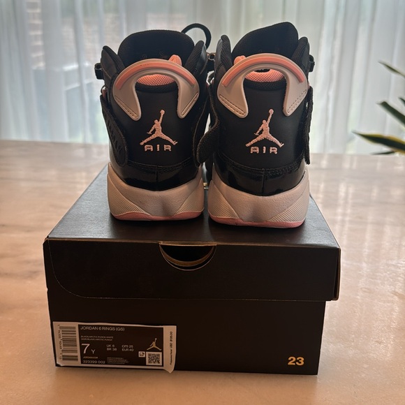 Jordan 6 Rings (GS) Pink, White and Black - Picture 4 of 7